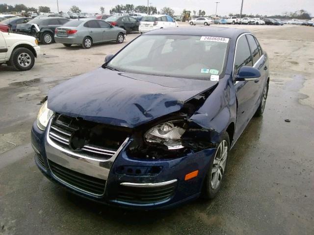 3VWSF71K26M728566 - 2006 VOLKSWAGEN JETTA 2.5 BLUE photo 2