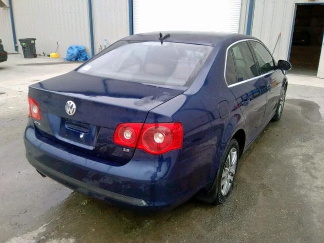 3VWSF71K26M728566 - 2006 VOLKSWAGEN JETTA 2.5 BLUE photo 4