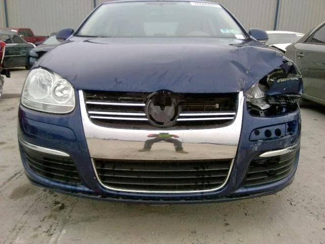 3VWSF71K26M728566 - 2006 VOLKSWAGEN JETTA 2.5 BLUE photo 9