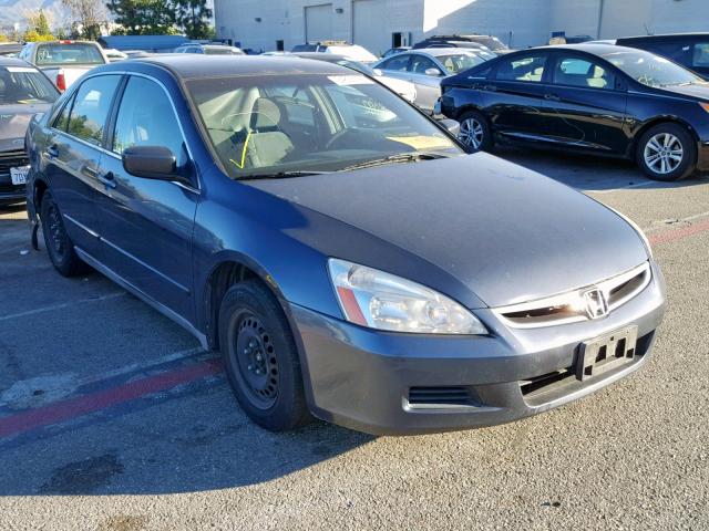 1HGCM56416A068952 - 2006 HONDA ACCORD LX GRAY photo 1