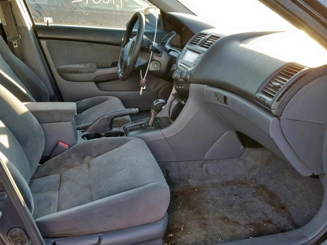 1HGCM56416A068952 - 2006 HONDA ACCORD LX GRAY photo 5