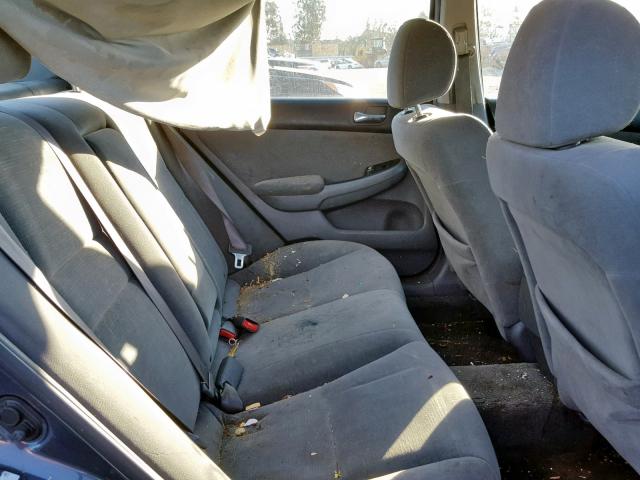 1HGCM56416A068952 - 2006 HONDA ACCORD LX GRAY photo 6