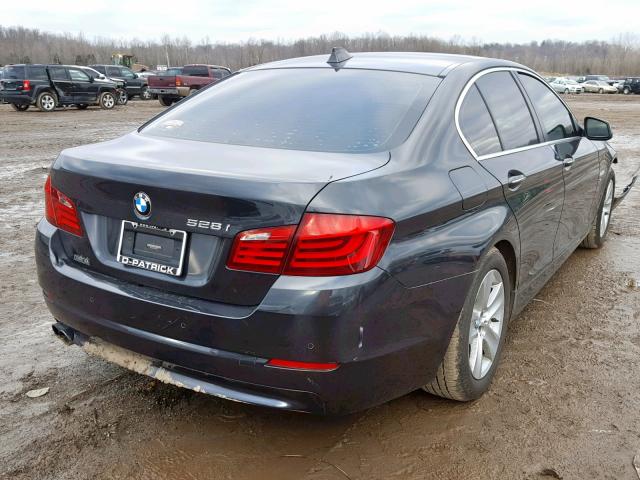 WBAXH5C52CDW06213 - 2012 BMW 528 XI BLACK photo 4