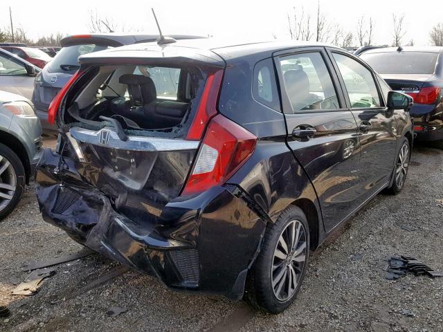 3HGGK5H83FM706791 - 2015 HONDA FIT EX BLACK photo 4