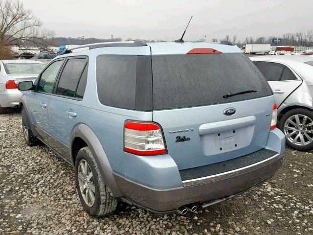 1FMDK02W58GA20868 - 2008 FORD TAURUS X S BLUE photo 3