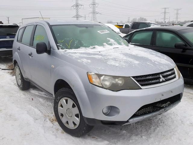 JA4MS31XX7Z015176 - 2007 MITSUBISHI OUTLANDER SILVER photo 1