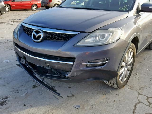 JM3TB38V380140300 - 2008 MAZDA CX-9 GRAY photo 9