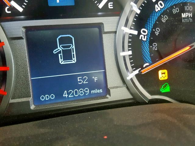 JTEBU5JR9G5306551 - 2016 TOYOTA 4RUNNER SR GRAY photo 8