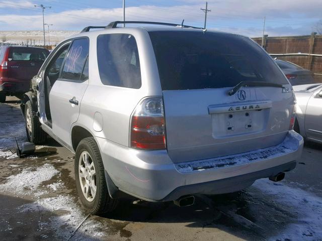 2HNYD18876H515244 - 2006 ACURA MDX TOURIN SILVER photo 3