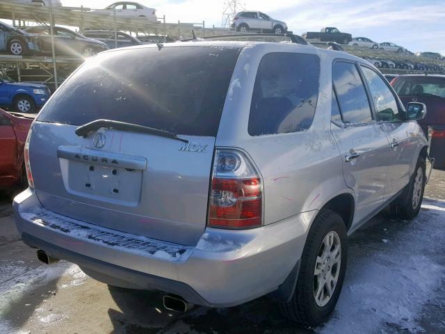 2HNYD18876H515244 - 2006 ACURA MDX TOURIN SILVER photo 4