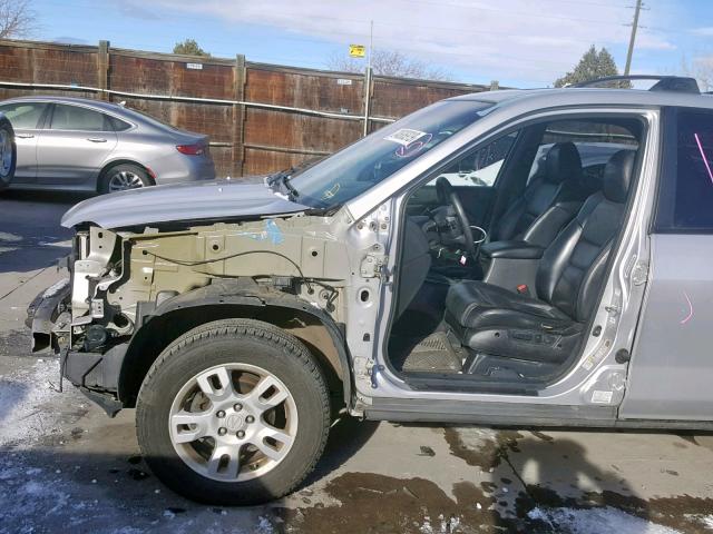 2HNYD18876H515244 - 2006 ACURA MDX TOURIN SILVER photo 9