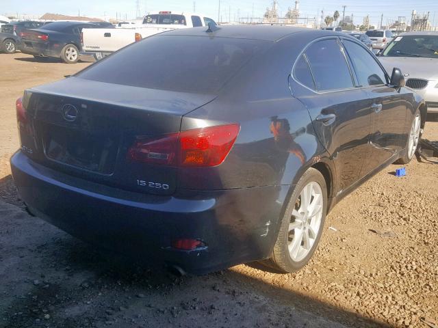 JTHBK262682076392 - 2008 LEXUS IS 250 GRAY photo 4