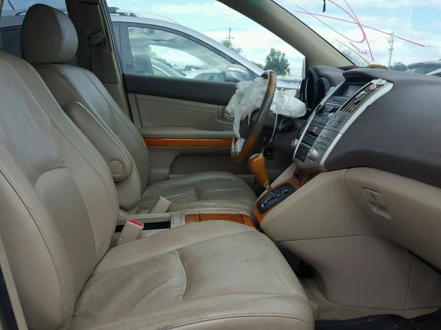 2T2HK31UX9C104865 - 2009 LEXUS RX 350 GOLD photo 5