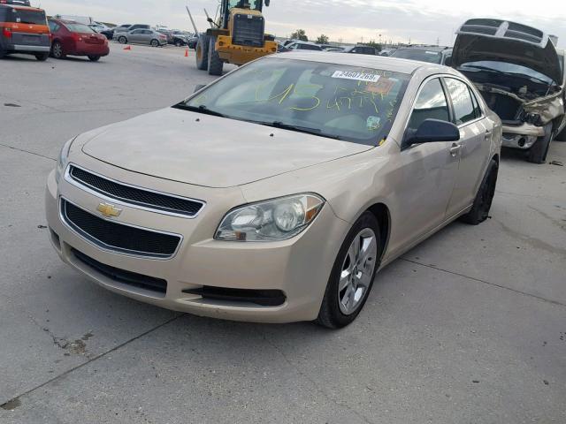 1G1ZA5E04AF114777 - 2010 CHEVROLET MALIBU LS Qızıl foto 2