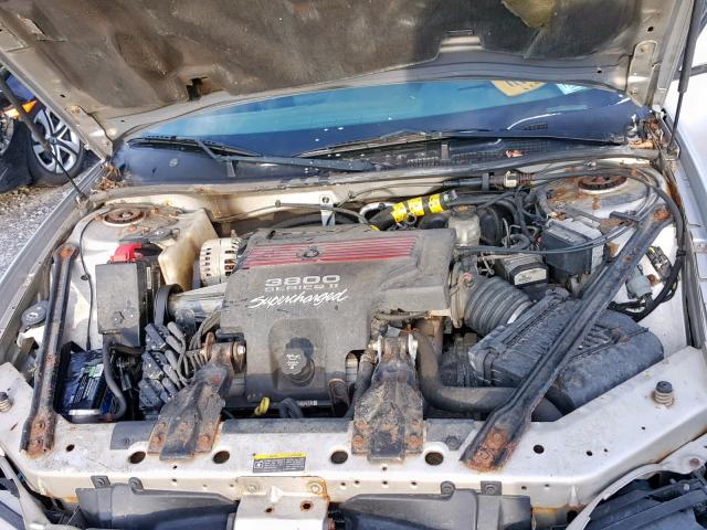 1G2WR52103F113567 - 2003 PONTIAC GRAND PRIX GRAY photo 7