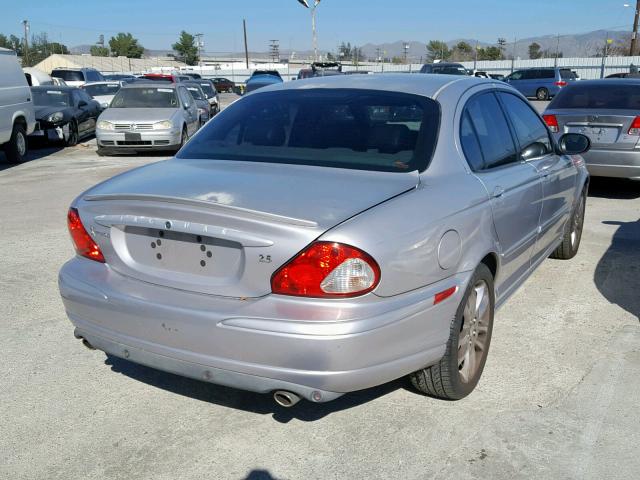 SAJEA53D12XC15237 - 2002 JAGUAR X-TYPE SPO SILVER photo 4