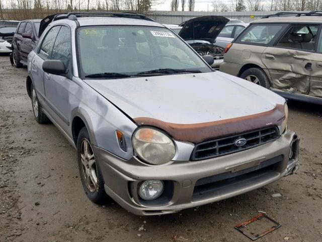 JF1GG685X3G811531 - 2003 SUBARU IMPREZA OU SILVER photo 1