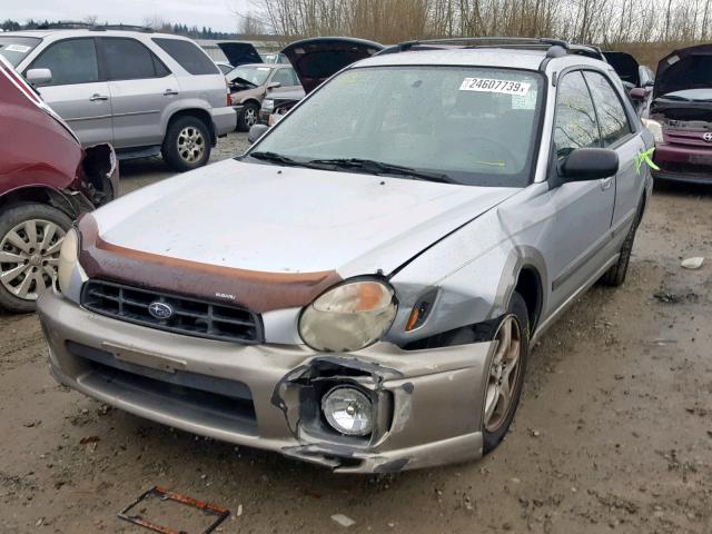 JF1GG685X3G811531 - 2003 SUBARU IMPREZA OU SILVER photo 2