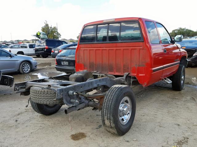 3B7KF23Z3VM594097 - 1997 DODGE RAM 2500 RED photo 4