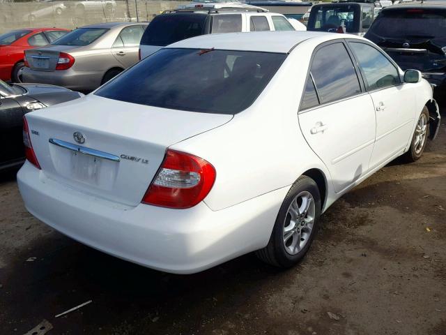4T1BE32K44U311242 - 2004 TOYOTA CAMRY LE WHITE photo 4