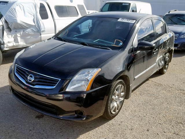 3N1AB6AP1CL635543 - 2012 NISSAN SENTRA 2.0 BLACK photo 2