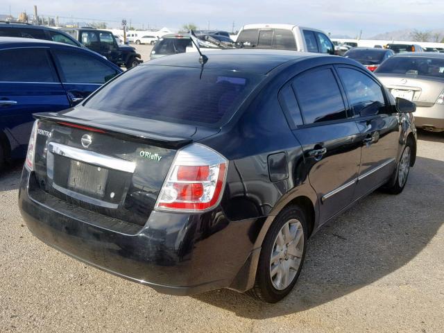 3N1AB6AP1CL635543 - 2012 NISSAN SENTRA 2.0 BLACK photo 4