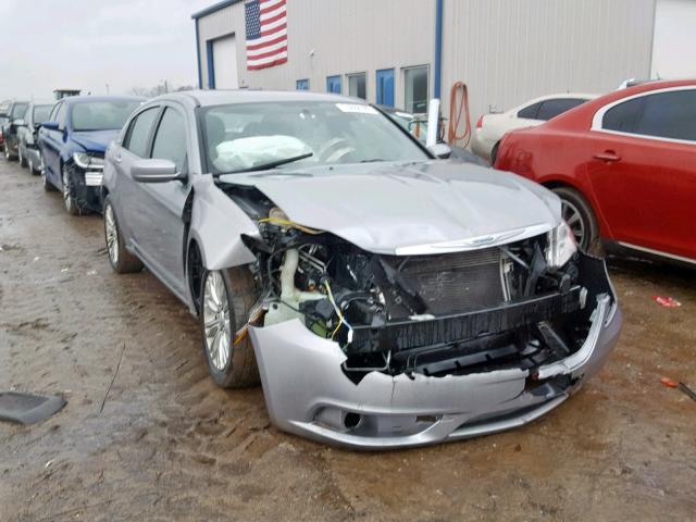 1C3CCBAB4DN671068 - 2013 CHRYSLER 200 LX GRAY photo 1