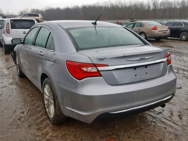 1C3CCBAB4DN671068 - 2013 CHRYSLER 200 LX GRAY photo 3