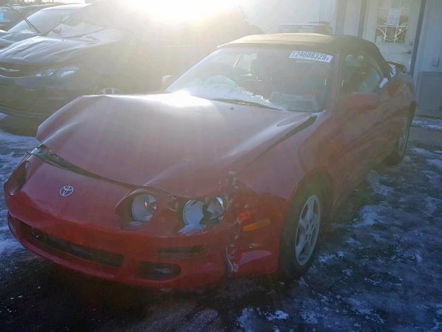 JT5FG02T0X0052831 - 1999 TOYOTA CELICA GT RED photo 2