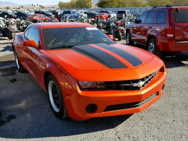 2G1FE1E37D9240462 - 2013 CHEVROLET CAMARO LS ORANGE photo 1