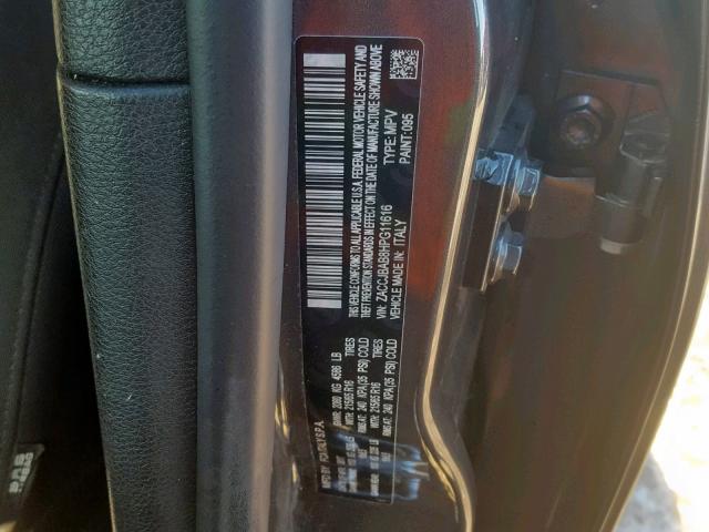 ZACCJBAB8HPG11616 - 2017 JEEP RENEGADE S 黑色 照片 10