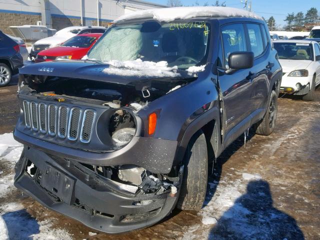 ZACCJBAB8HPG11616 - 2017 JEEP RENEGADE S 黑色 照片 2