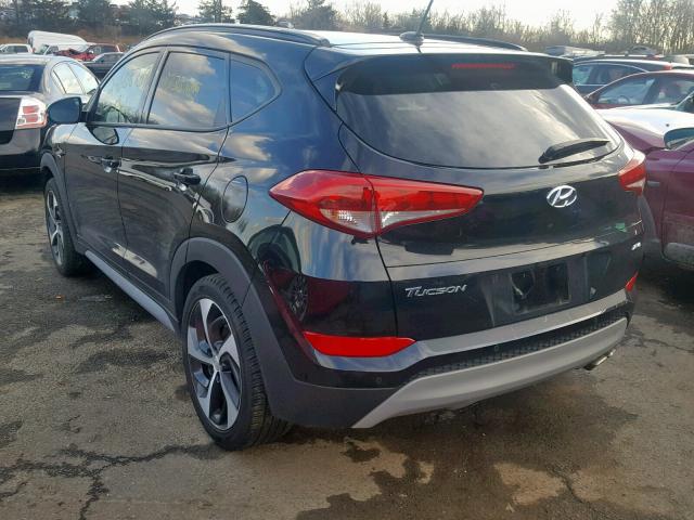 KM8J3CA22HU567839 - 2017 HYUNDAI TUCSON LIM BLACK photo 3