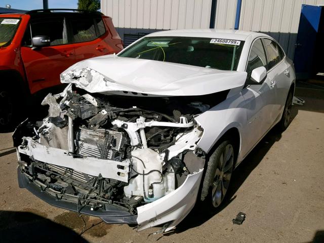 1G1ZH5SX8GF335983 - 2016 CHEVROLET MALIBU PRE WHITE photo 2