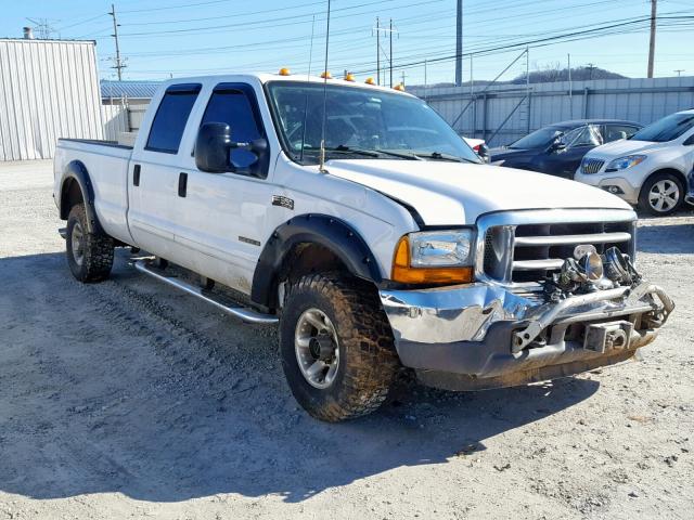 1FTSW31F71EB91366 - 2001 FORD F350 SRW S WHITE photo 1