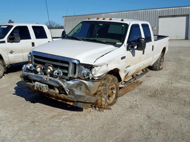 1FTSW31F71EB91366 - 2001 FORD F350 SRW S WHITE photo 2