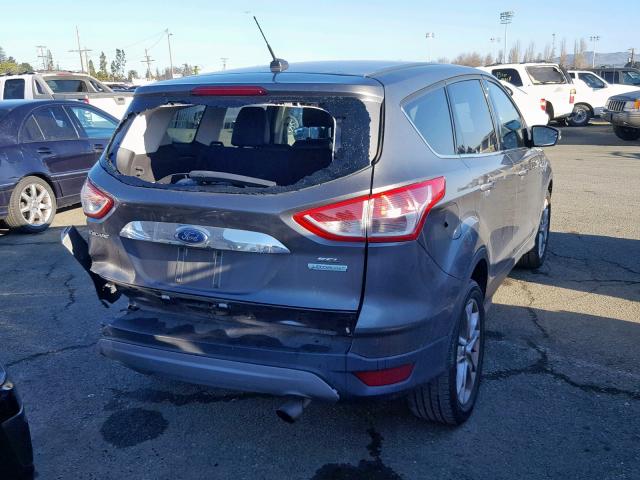 1FMCU0H90DUD70931 - 2013 FORD ESCAPE SEL GRAY photo 4