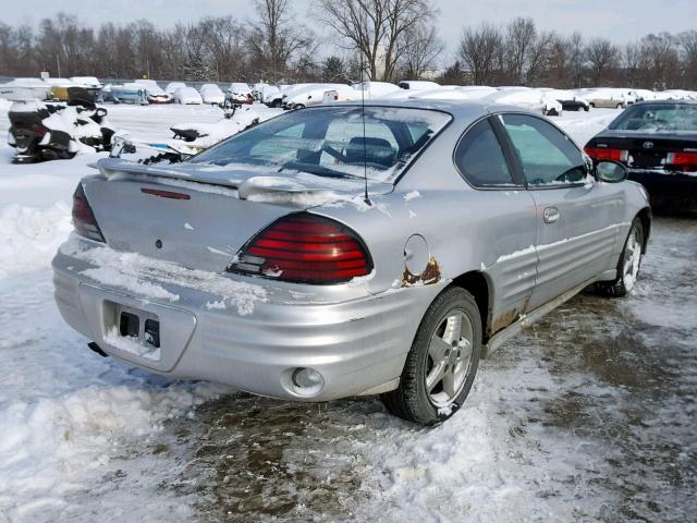 1G2NF12E52C217293 - 2002 PONTIAC GRAND AM S SILVER photo 4