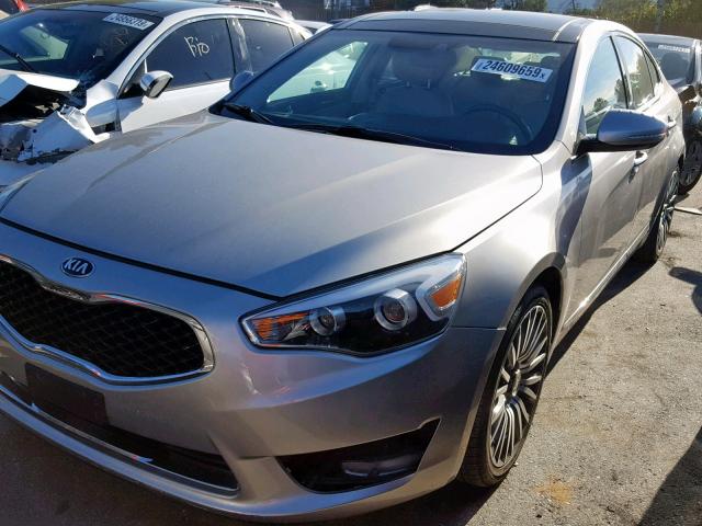 KNALN4D7XE5131862 - 2014 KIA CADENZA PR SILVER photo 2