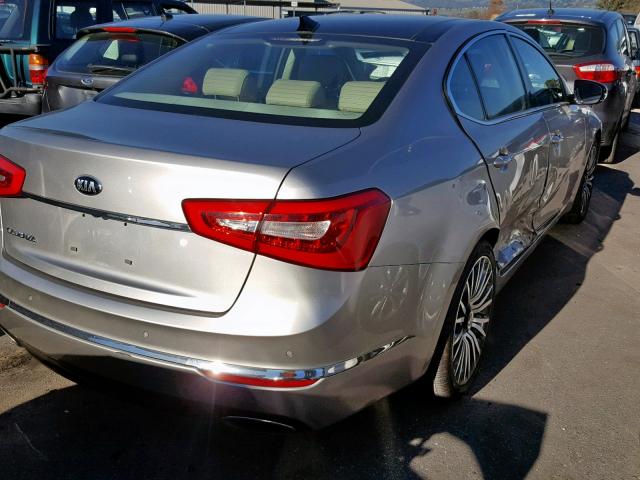 KNALN4D7XE5131862 - 2014 KIA CADENZA PR SILVER photo 4