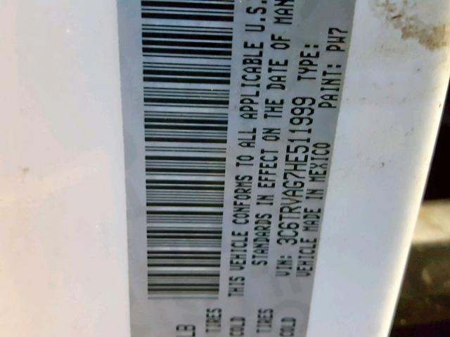 3C6TRVAG7HE511999 - 2017 RAM PROMASTER 白色 照片 10