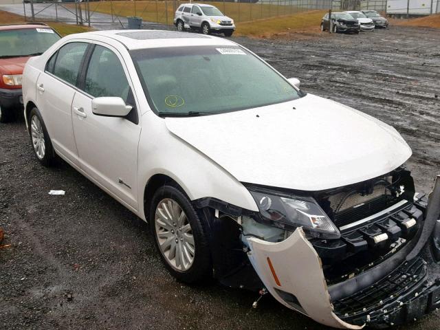 3FADP0L39AR139943 - 2010 FORD FUSION HYB WHITE photo 1