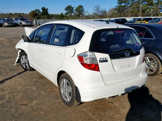 JHMGE8H32DC031234 - 2013 HONDA FIT WHITE photo 3