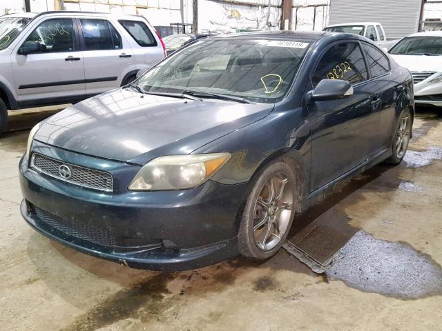 JTKDE177460115083 - 2006 TOYOTA SCION TC BLACK photo 2