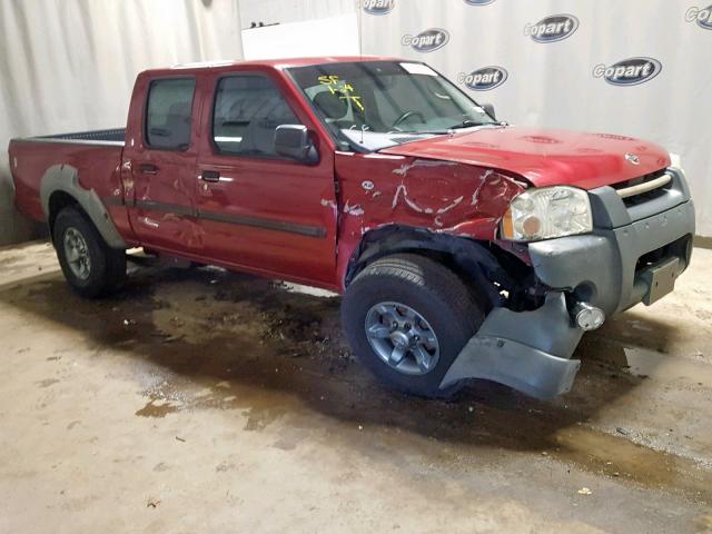 1N6ED29X02C318026 - 2002 NISSAN FRONTIER C RED photo 1