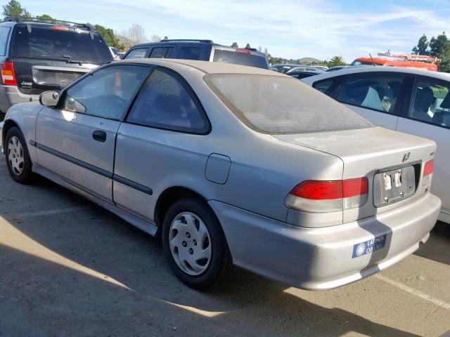 1HGEJ6229XL030483 - 1999 HONDA CIVIC DX SILVER photo 3