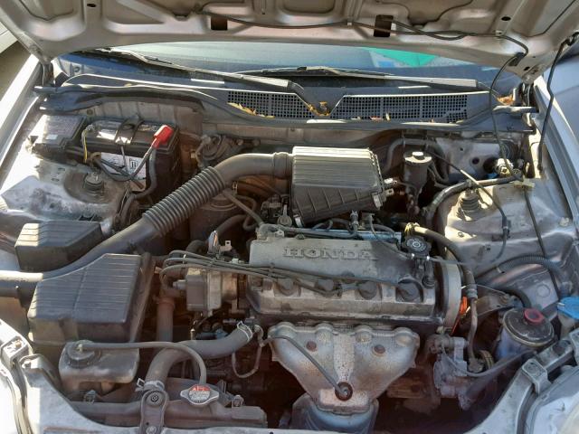 1HGEJ6229XL030483 - 1999 HONDA CIVIC DX SILVER photo 7