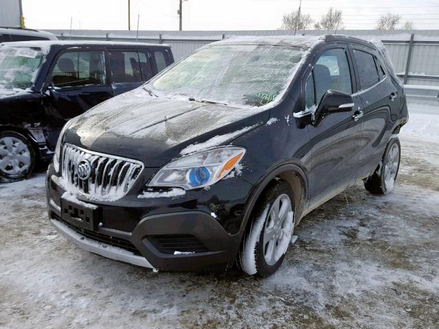 KL4CJASB9GB737785 - 2016 BUICK ENCORE BLACK photo 2