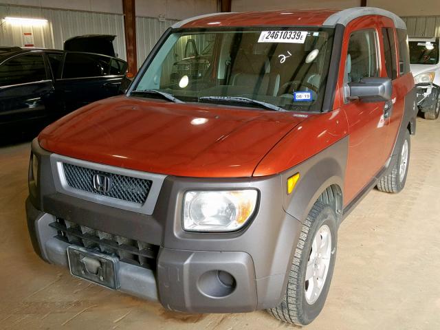 5J6YH18533L013680 - 2003 HONDA ELEMENT EX ORANGE photo 2