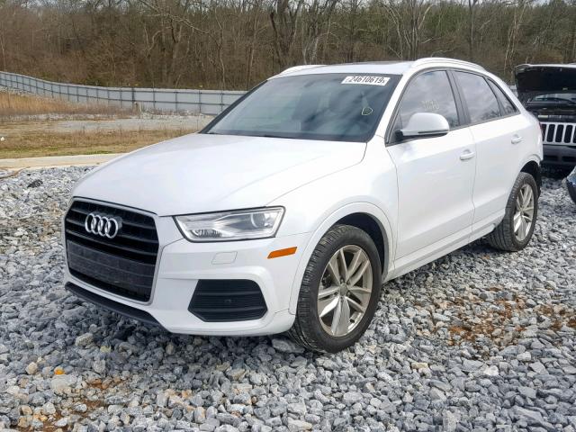 WA1BCCFS0HR000687 - 2017 AUDI Q3 PREMIUM WHITE photo 2